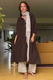 Made in Italy Paulo Pillow Cotton Sailor Dress Coffee Bean /8 =